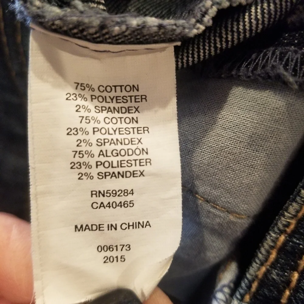 The Childrens Place Dark wash denim jacket 7/8